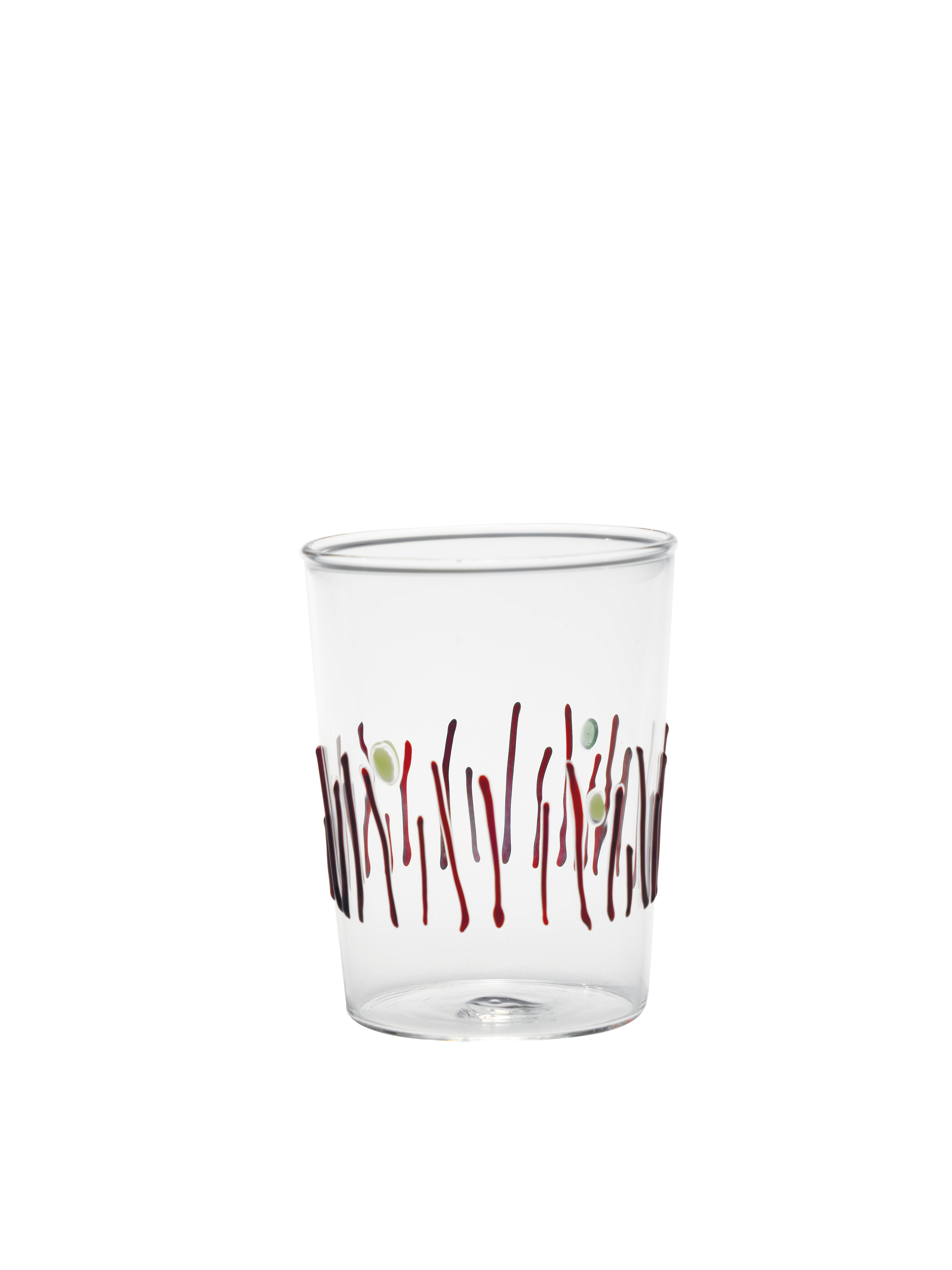 4 Stagioni bicchiere - bordeaux decoration — Zafferano