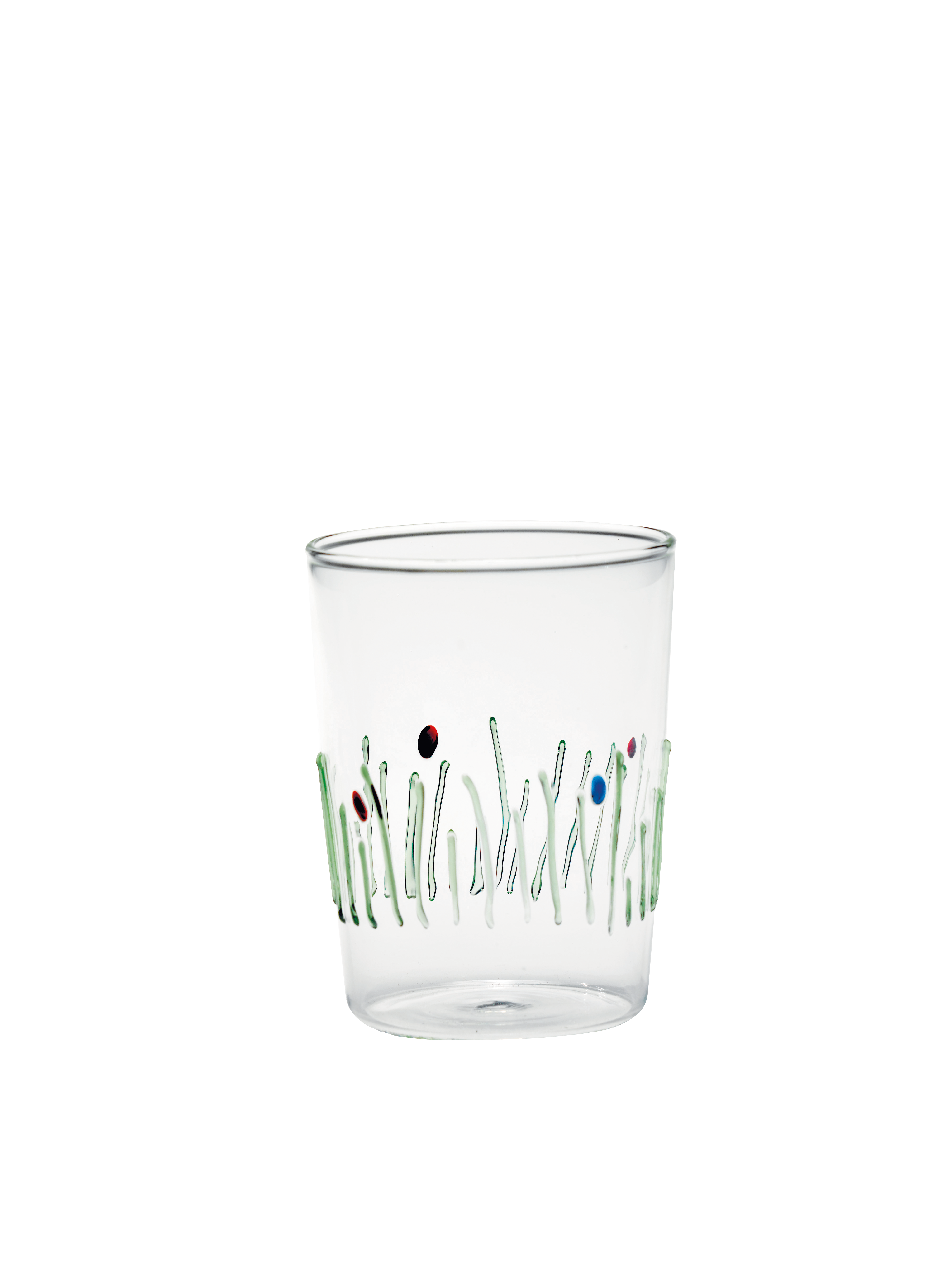 4 Stagioni bicchiere - verde decoration — Zafferano