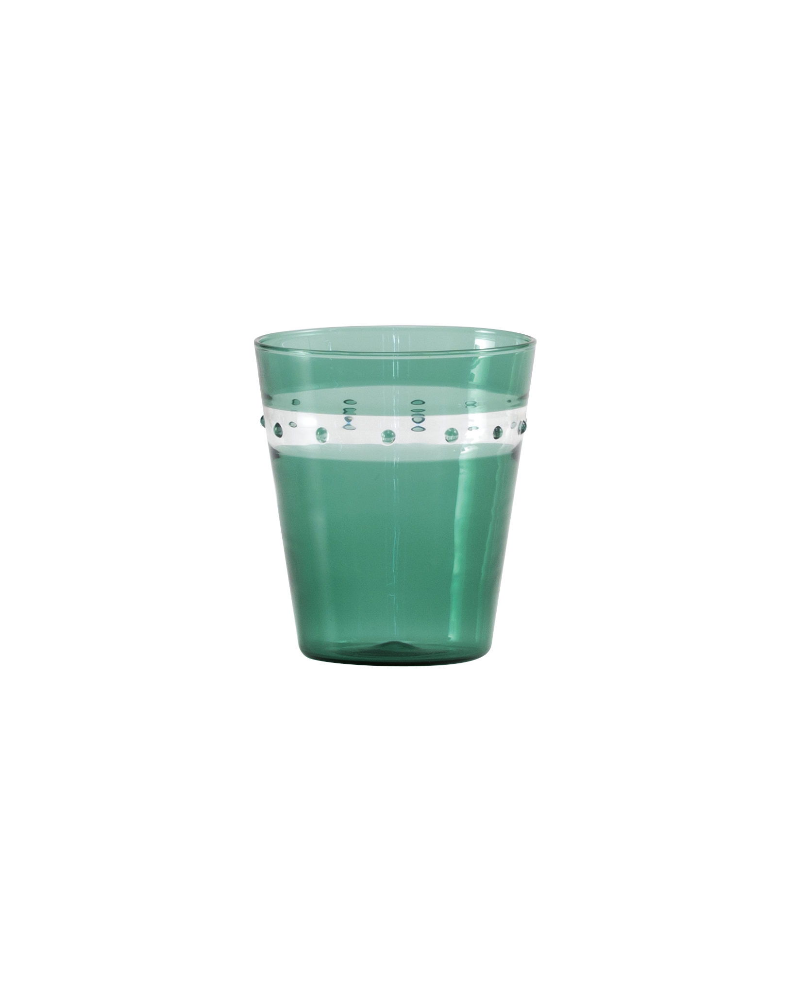 A Pallini tumbler — lake green — set of 4