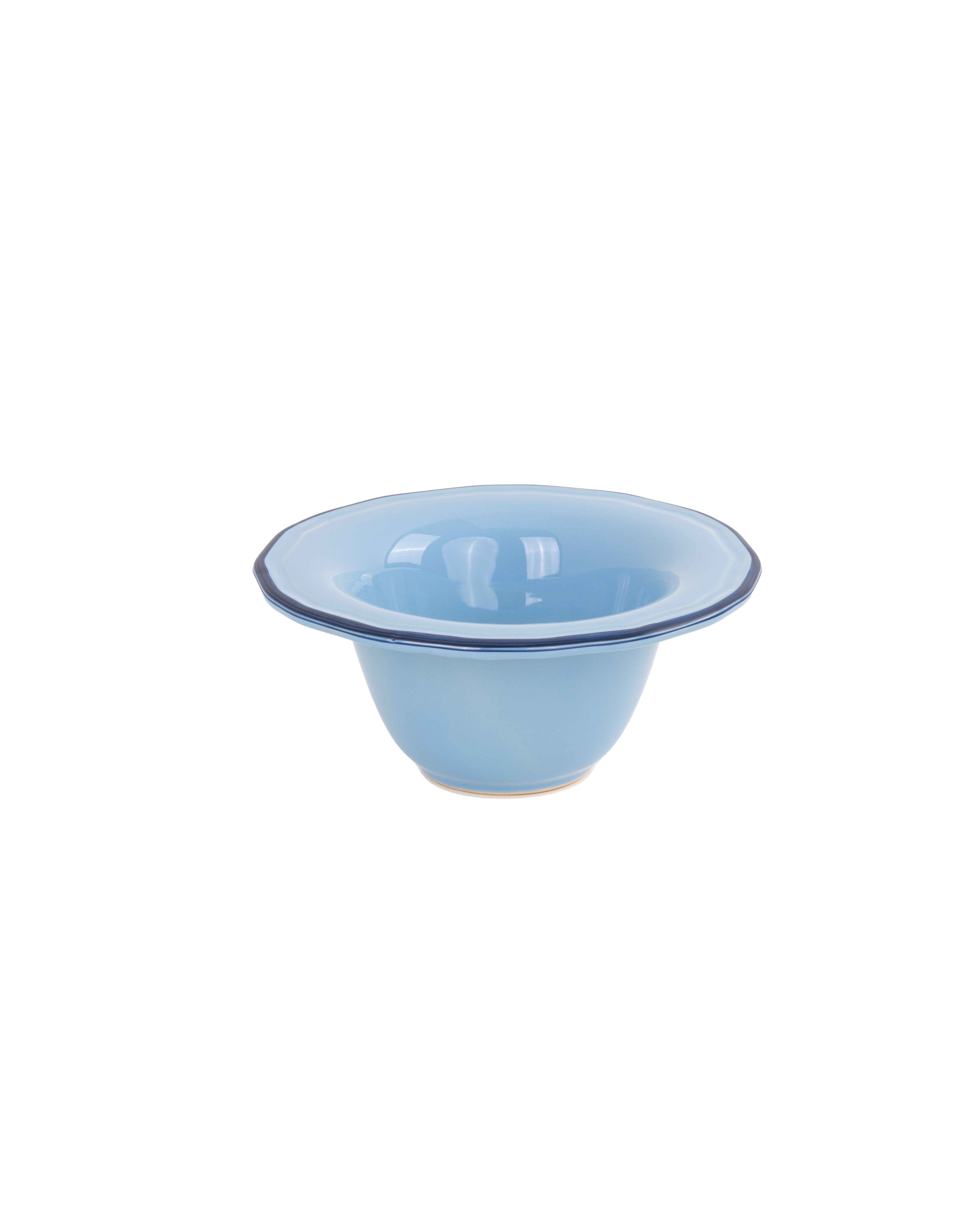 Asolo coppetta da dessert with blu rim — Zafferano