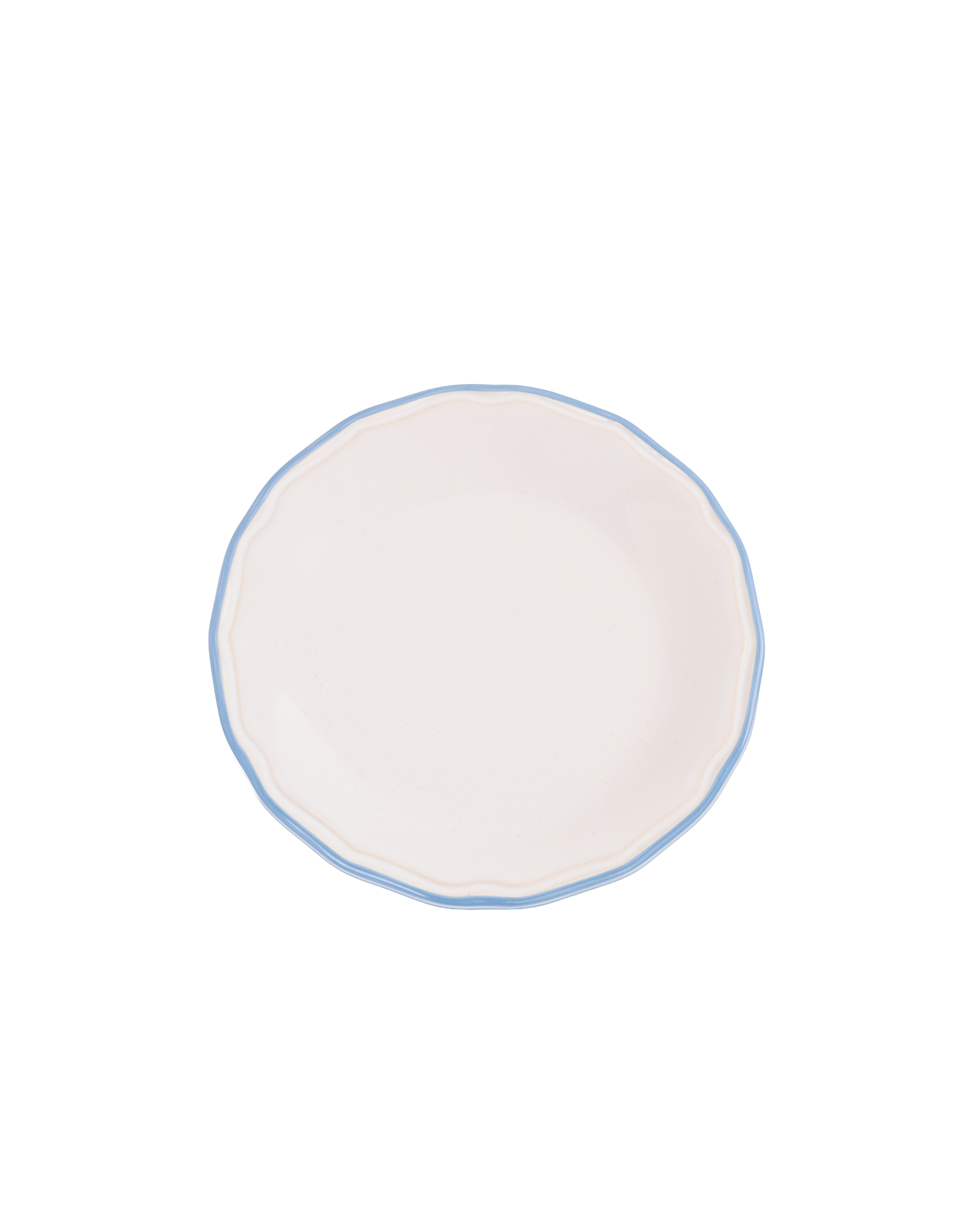 Asolo piatto da dessert with blu rim — Zafferano