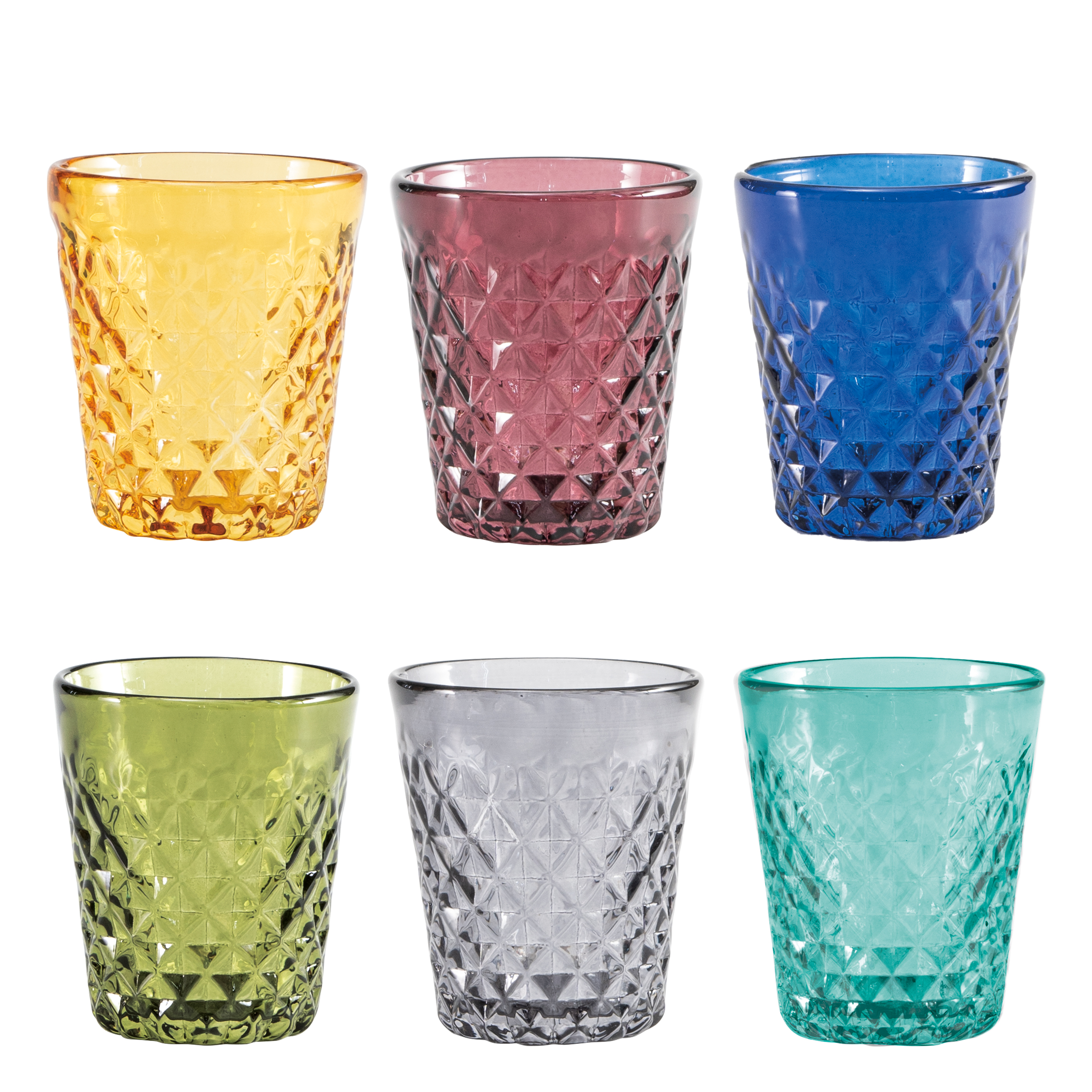 New Balloton tumblers, assorted colours — set of 6