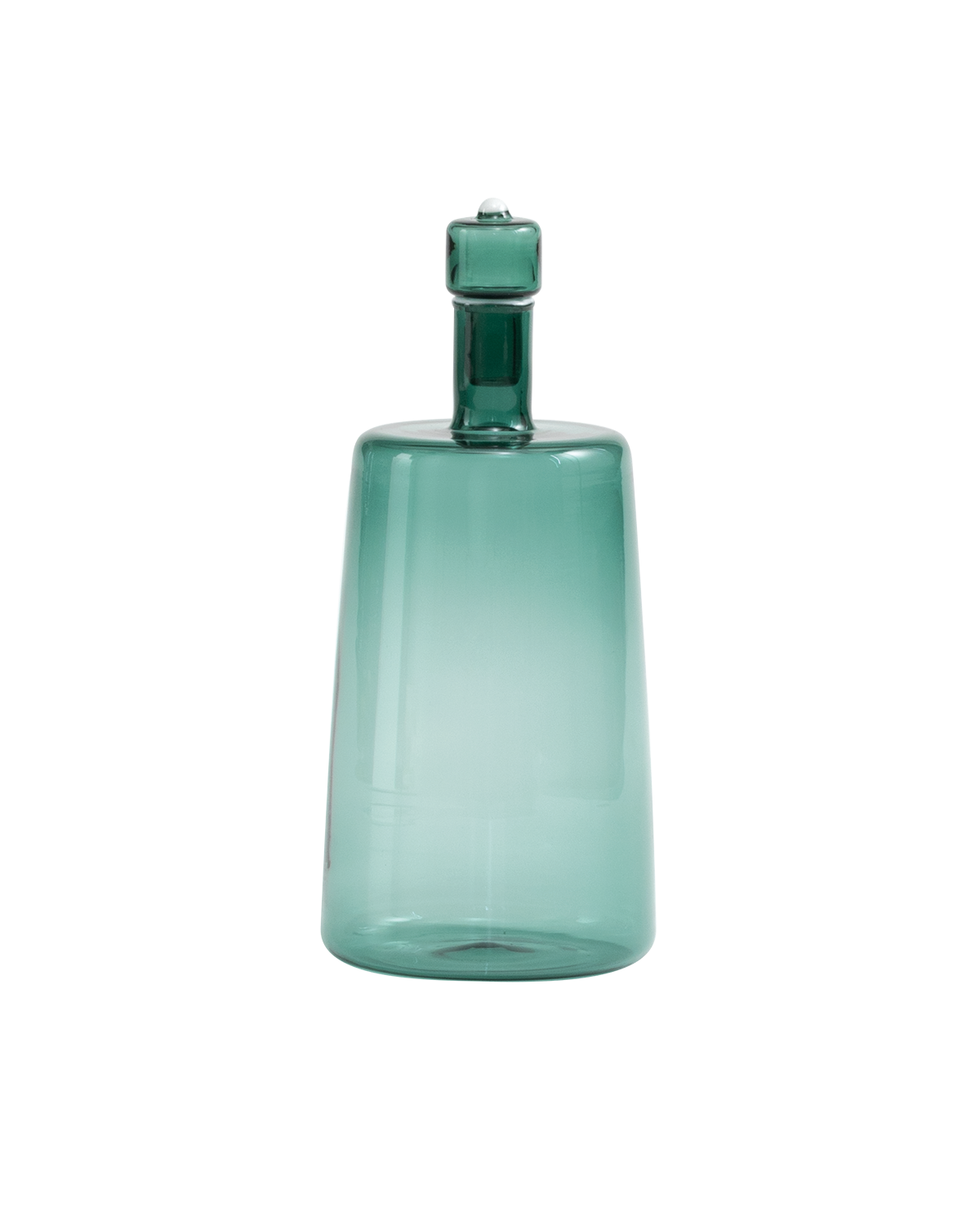 Funnel bottle with stopper, Lake Green — 1 piece