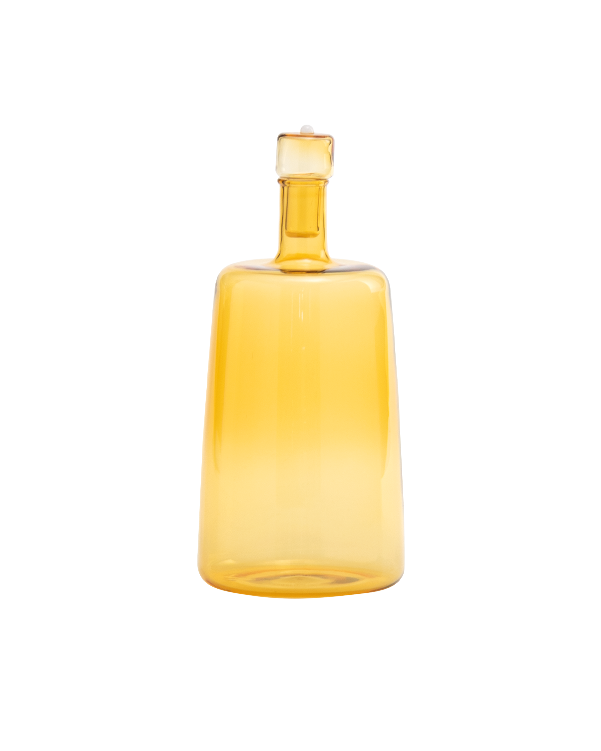 Funnel bottle with stopper, Golden Yellow — 1 piece
