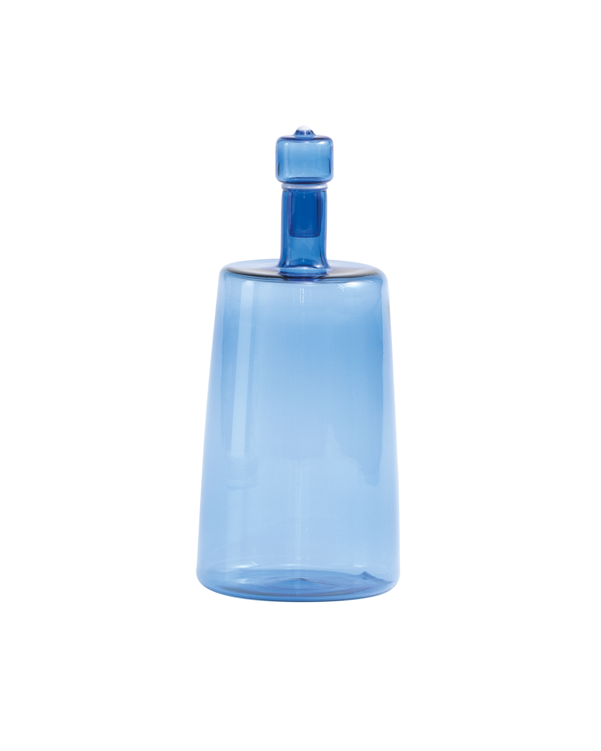 Funnel bottle with stopper, Light Blue — 1 piece