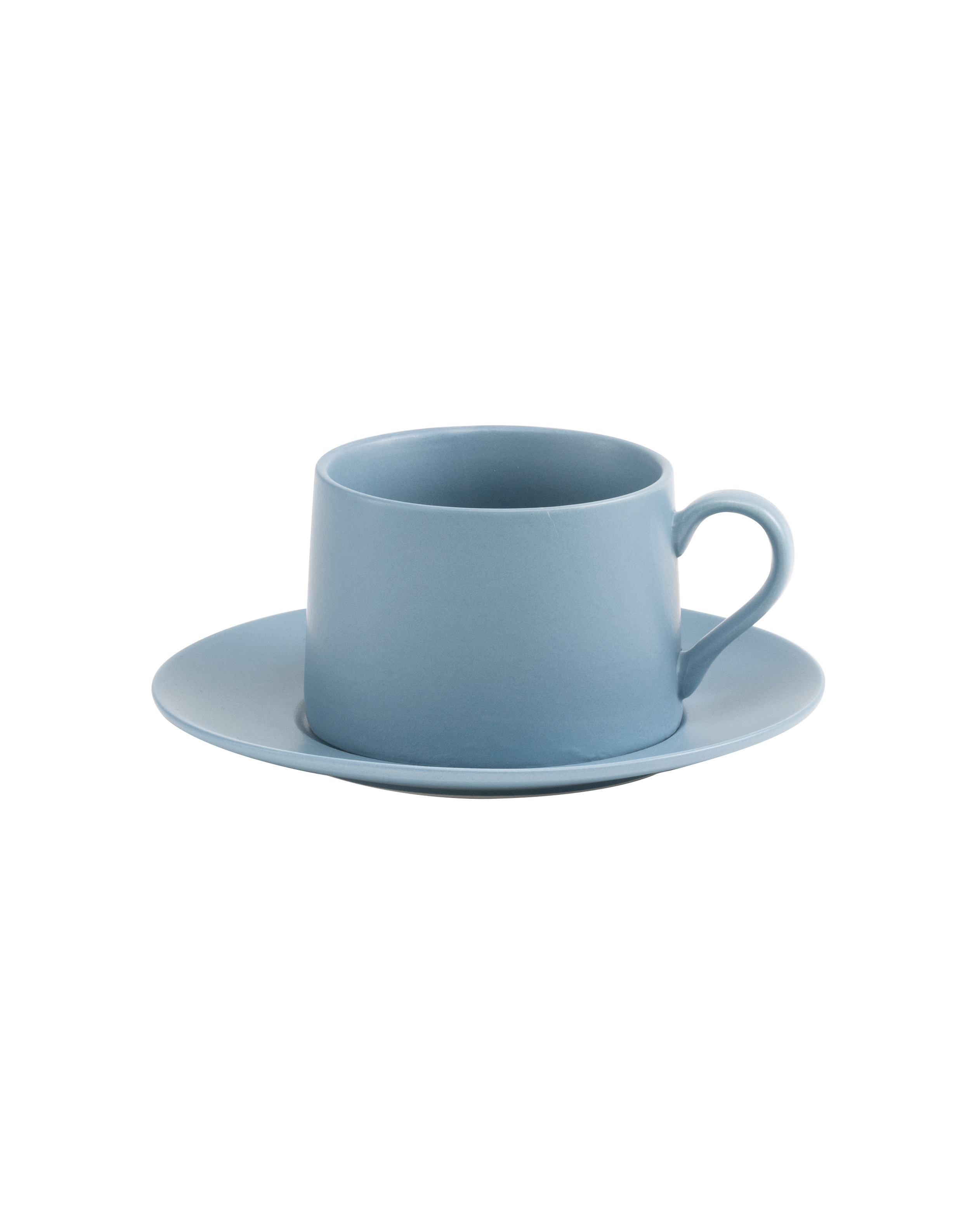 Levante Teetasse mit Untertasse — avium blau — 2er-Set — Zafferano