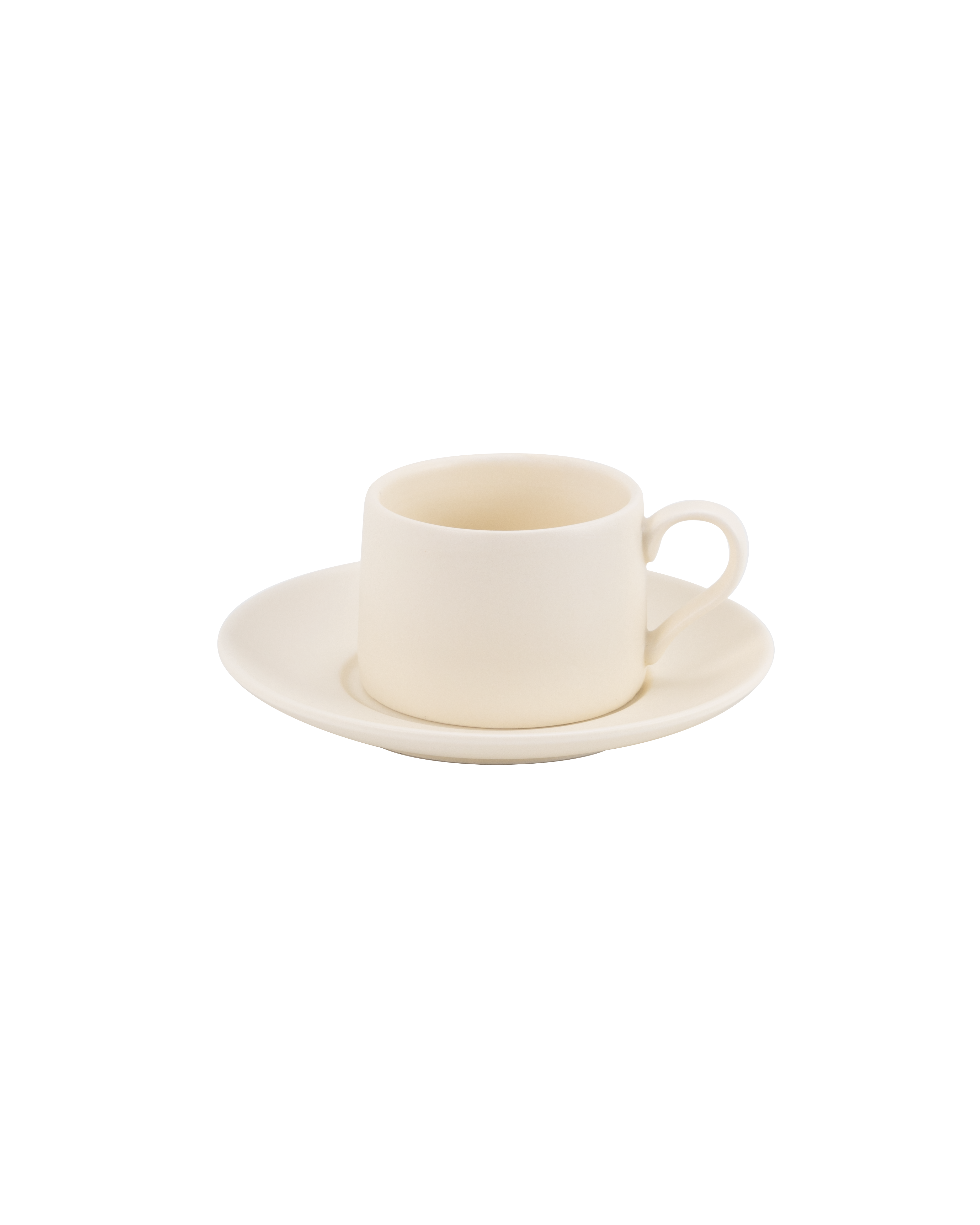 Levante Kaffeetasse mit Untertasse — elfenbein — 2er-Set — Zafferano