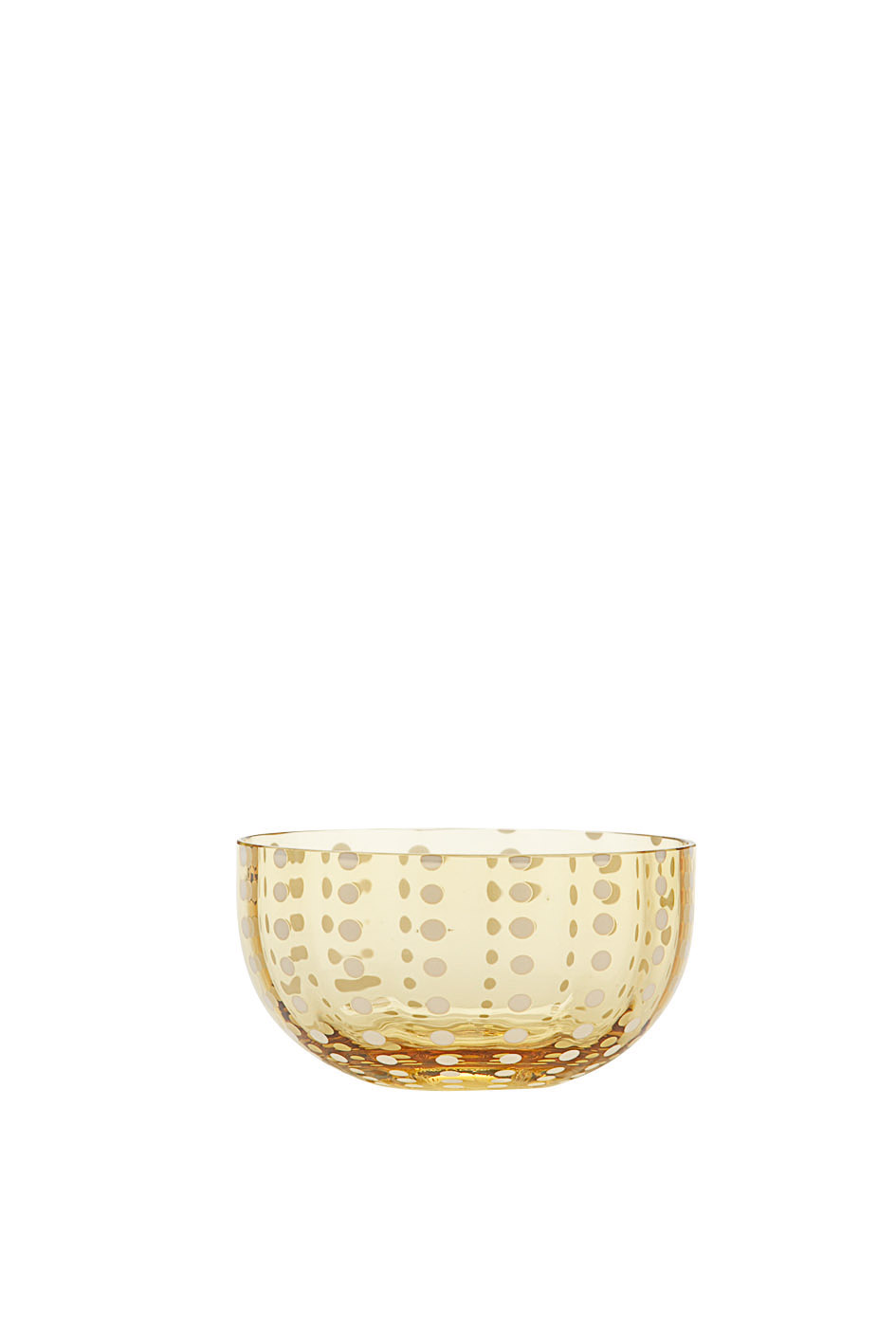 Perle bowl — amber — set of 6